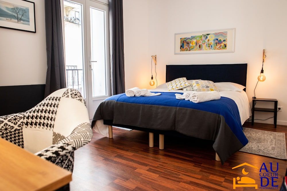 Au Coeur de Perpignan Standard Apartment, 1 Queen Bed with Sofa bed, Non Smoking, Private Bathroom - 1st floor 3