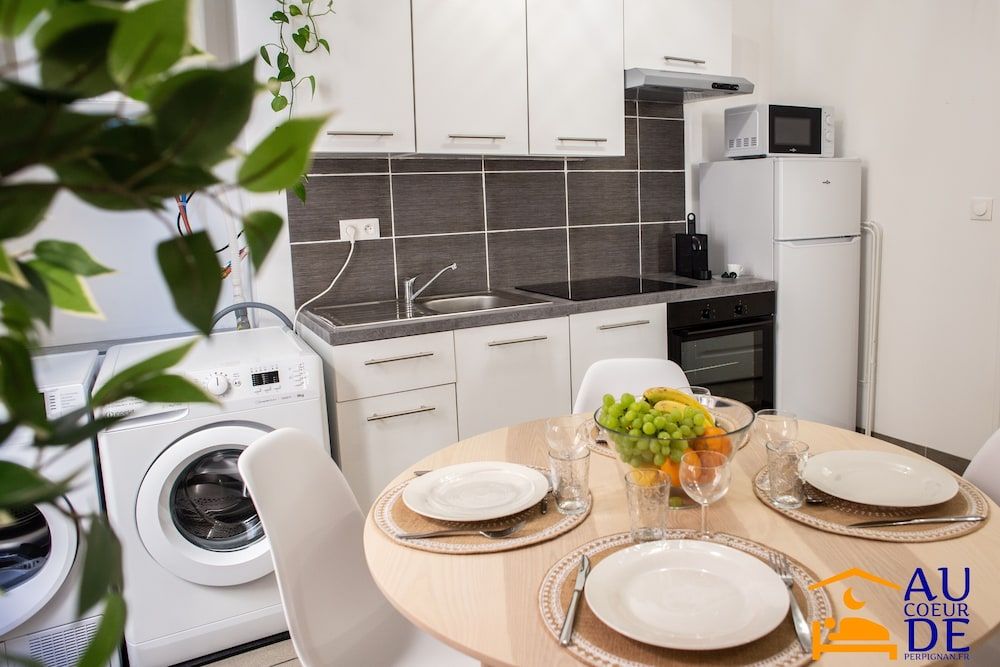 Au Coeur de Perpignan Standard Apartment, 1 Queen Bed with Sofa bed, Non Smoking, Private Bathroom - 1st floor 7