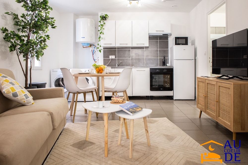 Au Coeur de Perpignan Standard Apartment, 1 Queen Bed with Sofa bed, Non Smoking, Private Bathroom - 1st floor 6