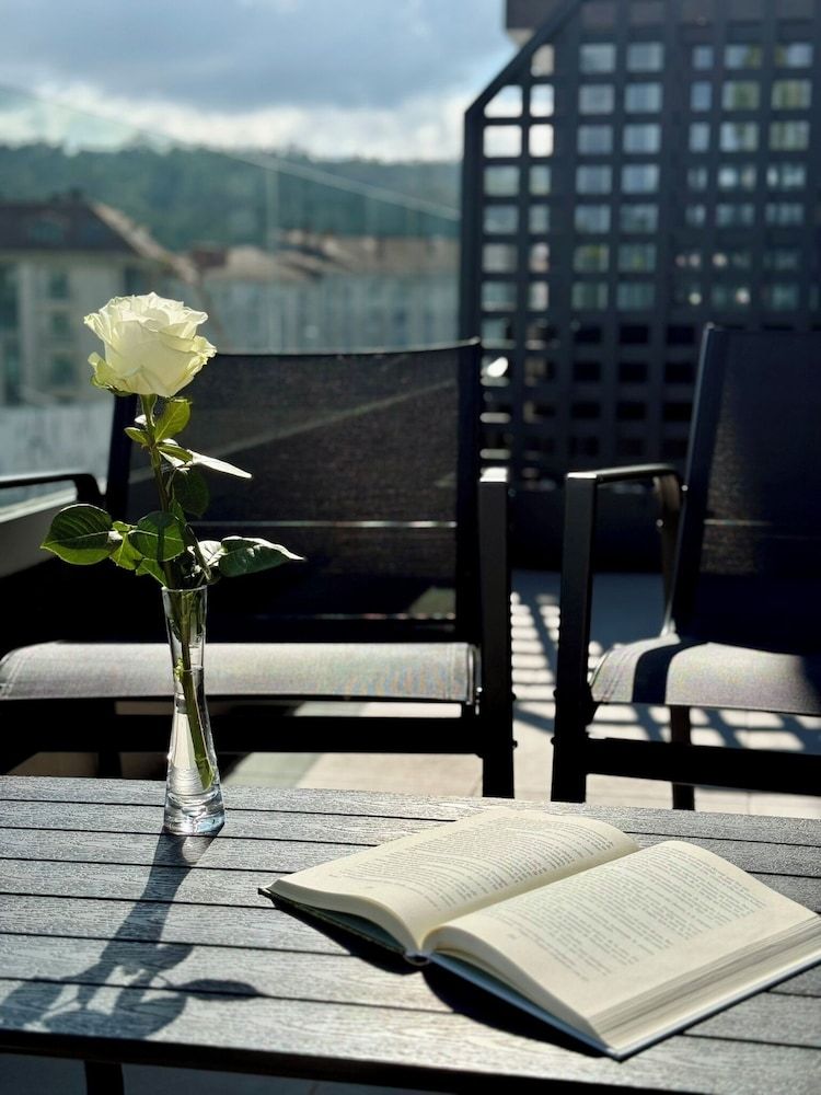 Luxury Singular Pensión Estudios Blue Superior Studio, Terrace 26