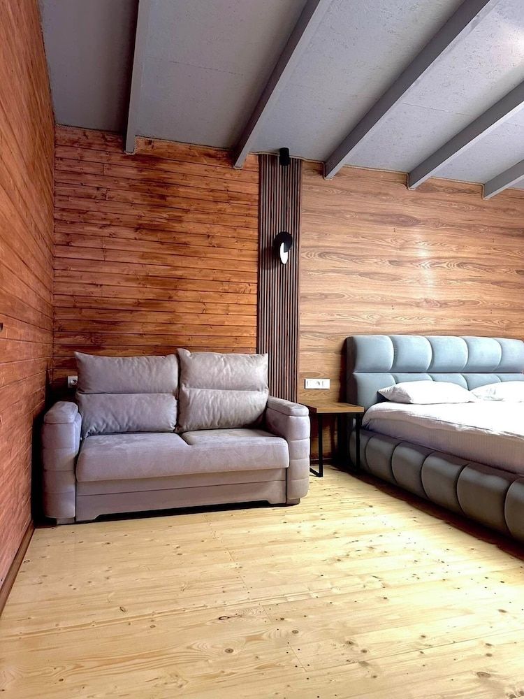 Eco village in the forest