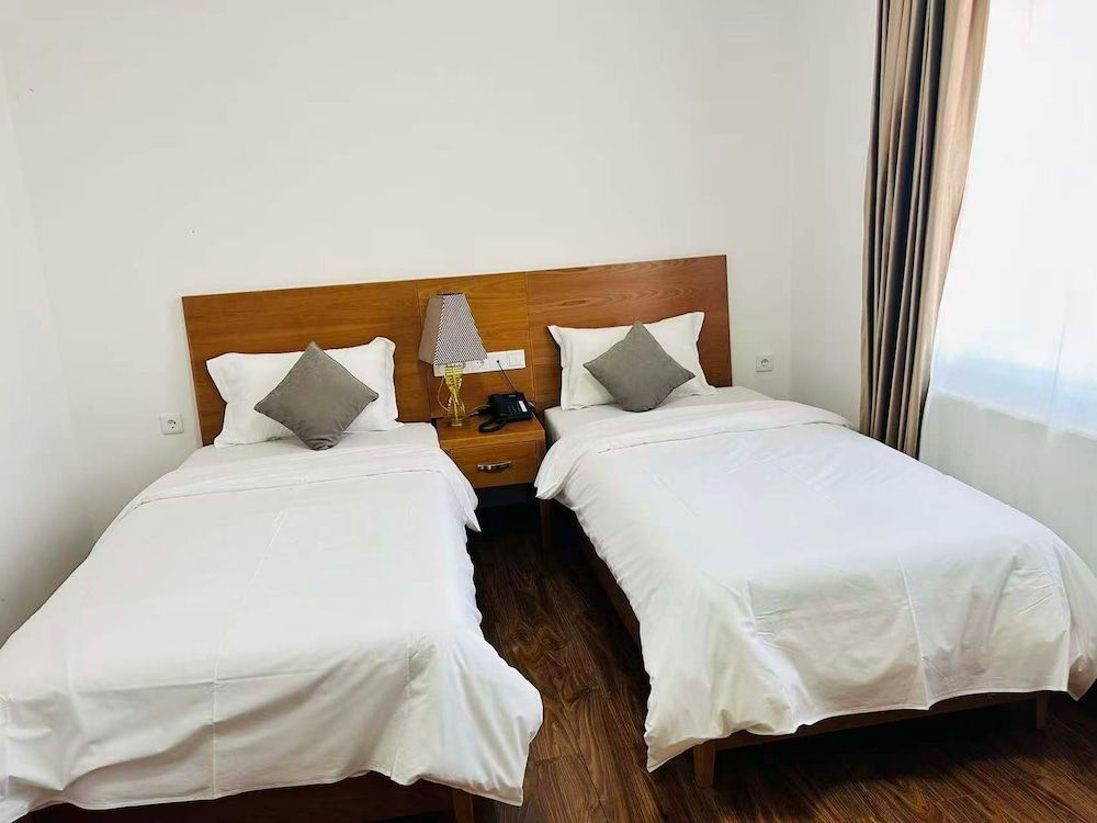 Fude Hotel Standard Twin Room, City View 4