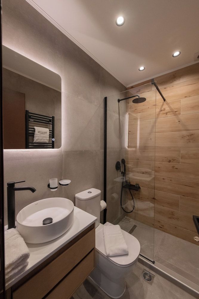 Balcon Makrinitsa Deluxe Double Room, Sea View 5