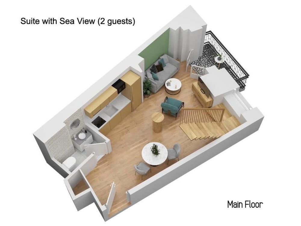 Deluxe Condo, Sea View