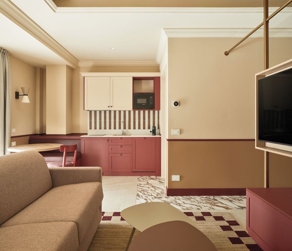 Monolocale, 1 letto king e 1 divano letto (King) e terrazza