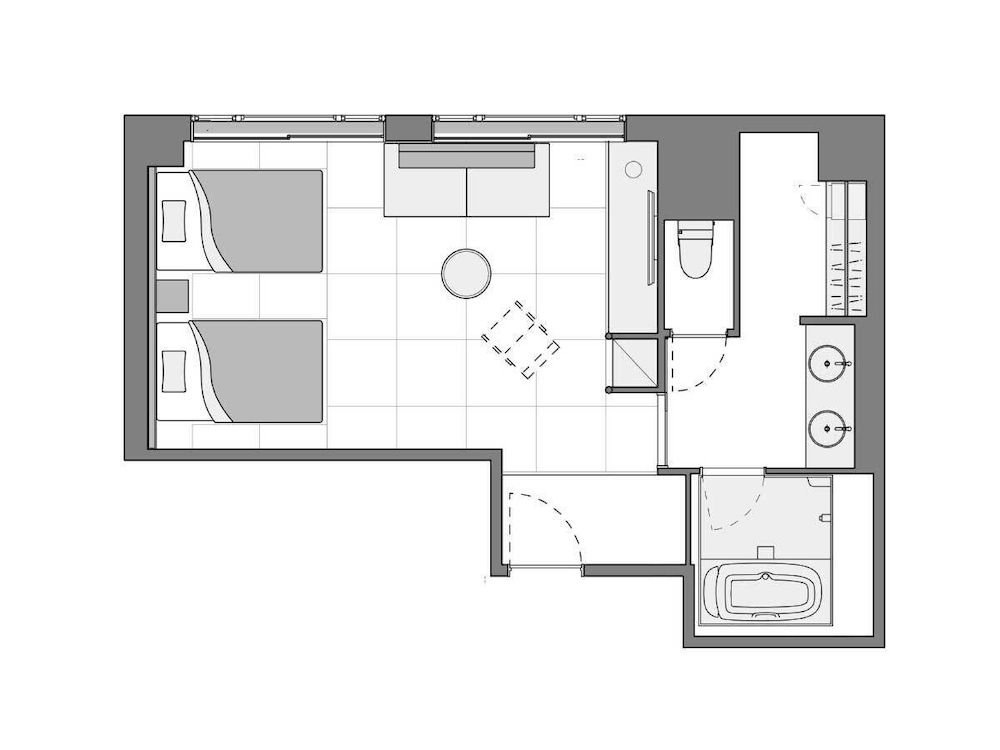 Executive Twin with Sofa bed 46sqm