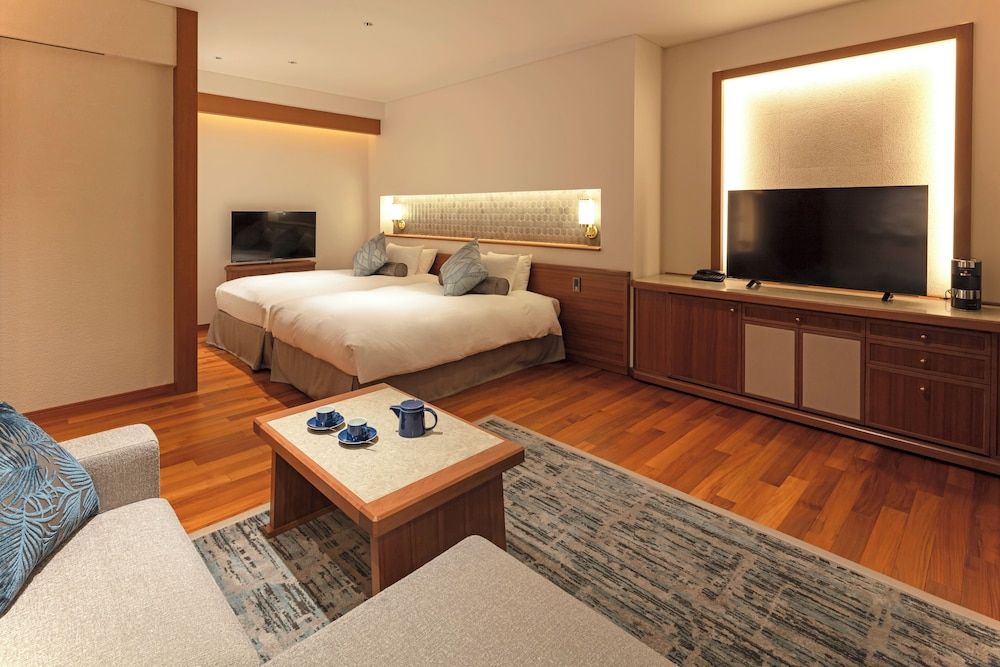 Deluxe Terrace Twin C with Open-Air Hot Spring Bath - 2nd Floor (West Building) Non Smoking
