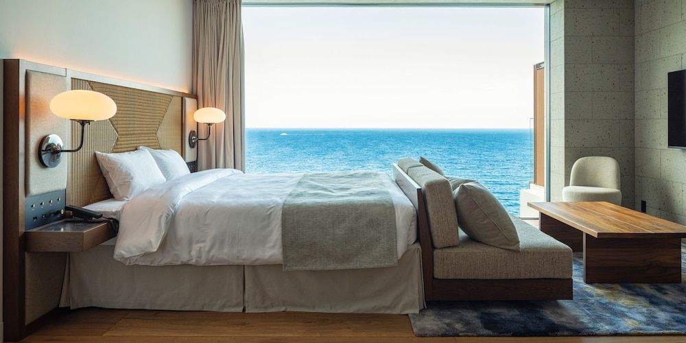 Deluxe Double Room with Hot Spring, Ocean View, Non Smoking