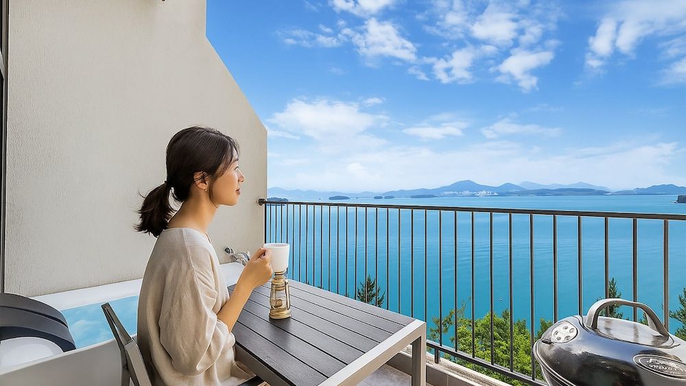 Yeosu Lastella Spa Pet-friendly Pension Basic Room, 1 Bedroom (Ocean Spa B301) 13