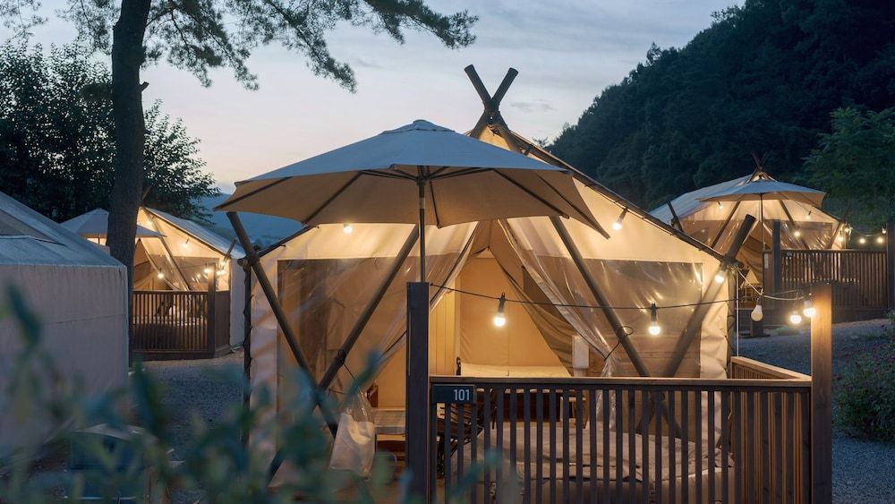 Boeun Ilsanghwa Glamping Basic Room, 1 Bedroom (Open-Air Private Spa 101 (No Pets)) 14