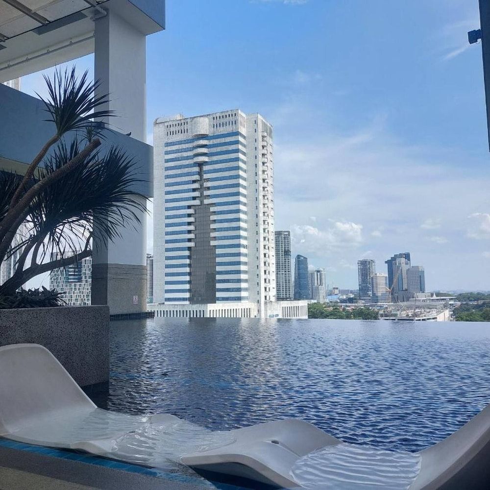 Twin Galaxy Minimalist Studio 2-4pax CIQ JB Town Condo, 1 Bedroom, Patio, City View 14