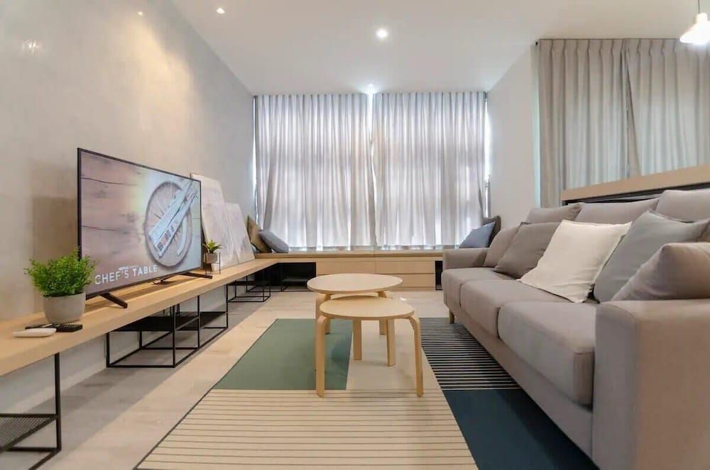 A Comfy & Bright 2BR Suasana Suite 6, Free Parking