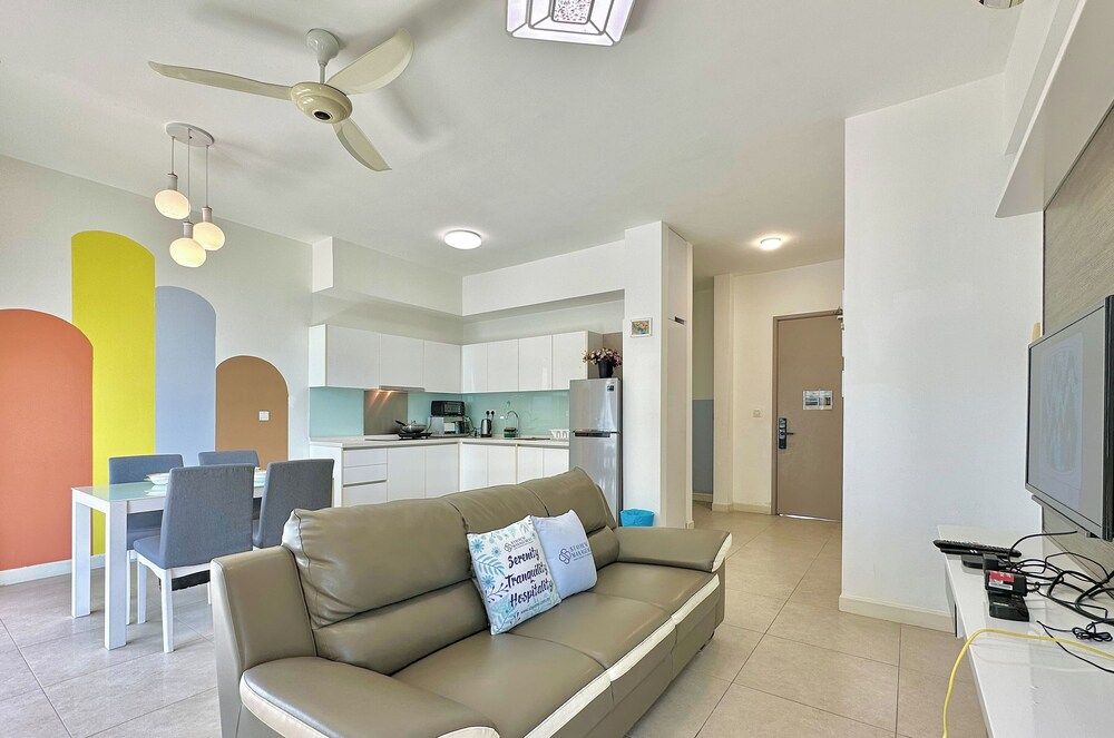 Afiniti Residences Medini by Stayrene Family Apartment, 1 Bedroom, Air conditioning, City View 9