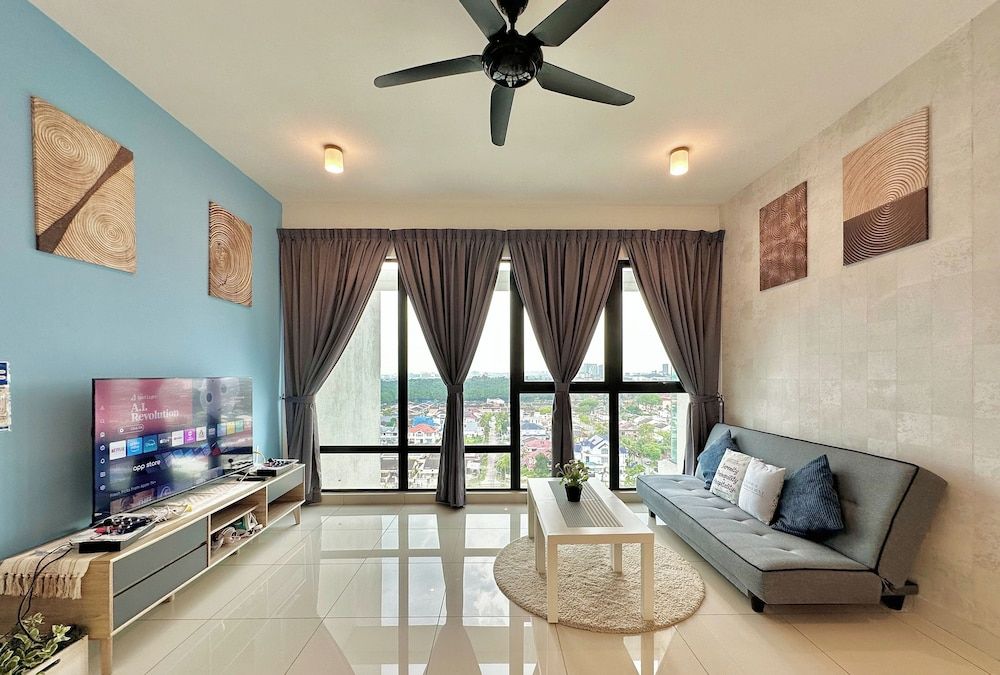 Comfort Apartment, 3 Twin Beds, Non Smoking, City View