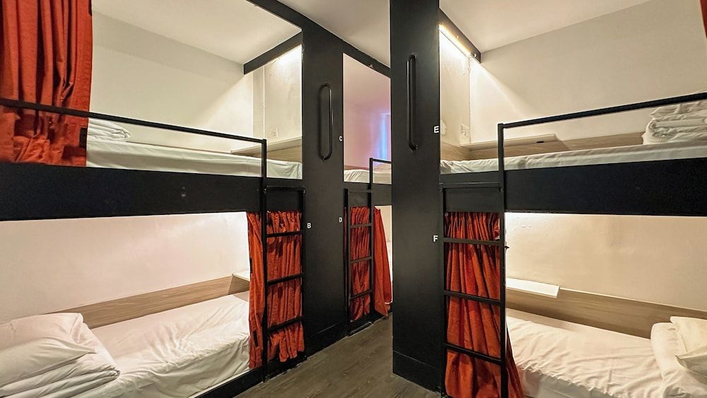 Single Bed in Men Dormitory
