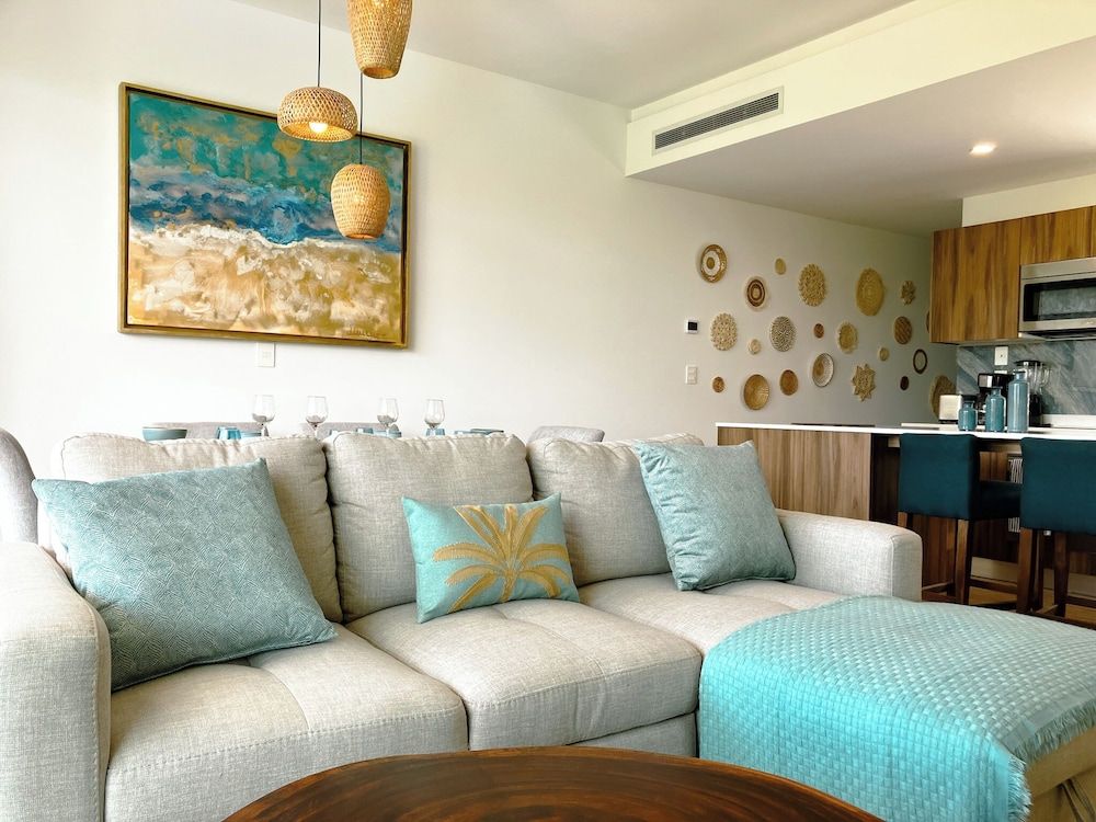 Stylish Playacar Condos w Balcony & Pool Exclusive Apartment, Garden View 19