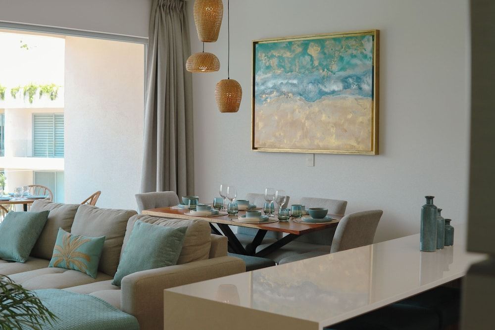 Stylish Playacar Condos w Balcony & Pool Exclusive Apartment, Garden View 14