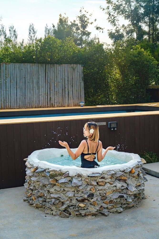 TheX10 PrivatePoolVilla & ResortKhaoYai Giant Cabin Glamp Onsen 16