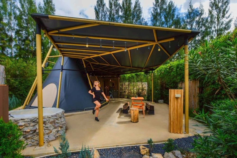 Teepee Glamp Onsen