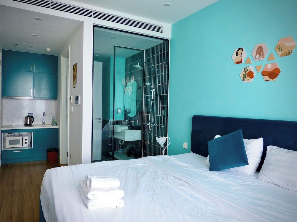 Aura Apartment Superior Studio, 1 King Bed, Kitchen, Sea View 2