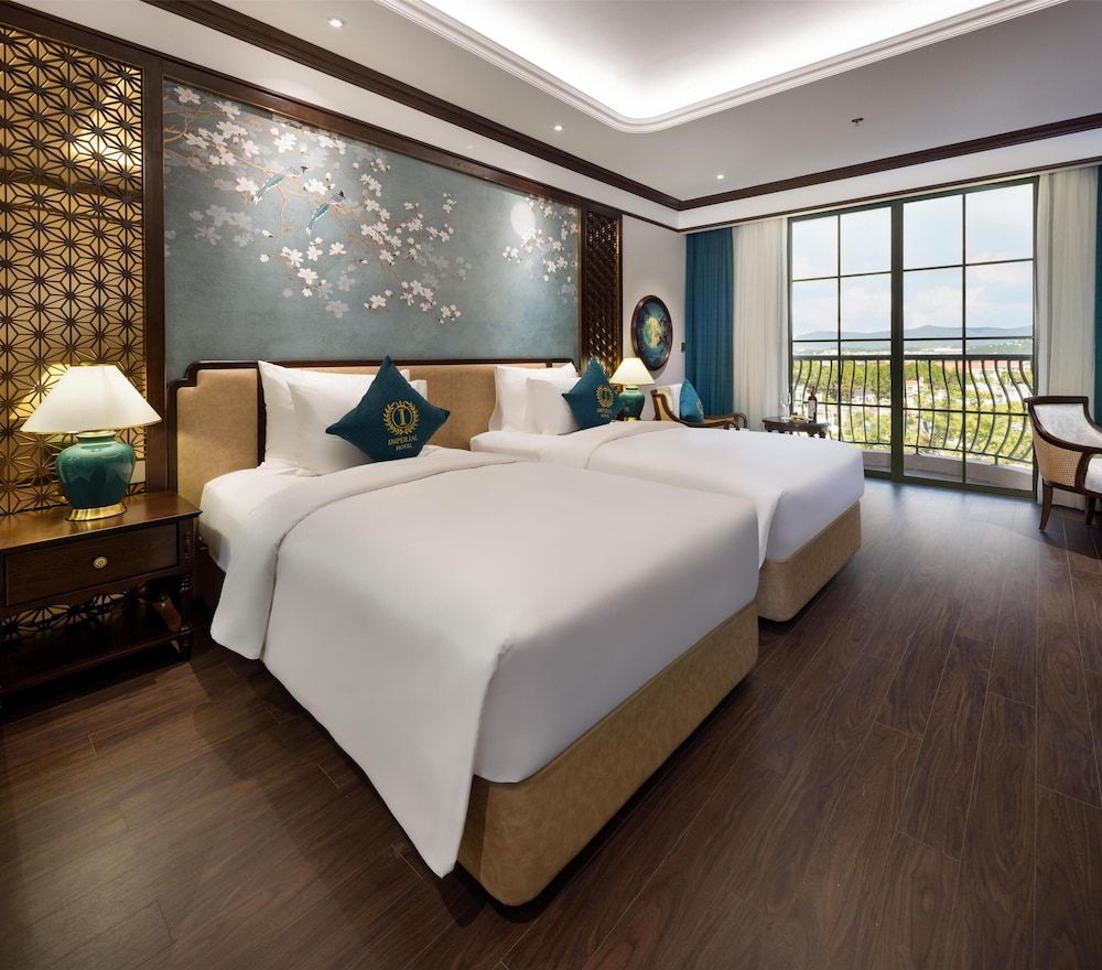 Best Western Premier Imperial Dalat Deluxe Room, 2 Twin Beds, Balcony, City View
