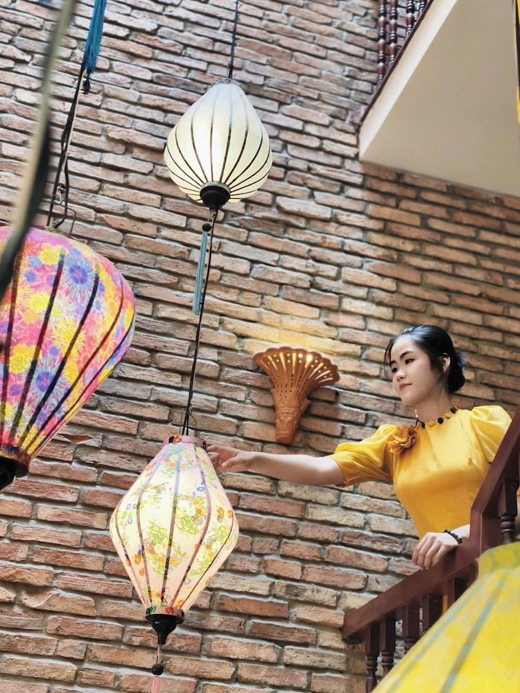 Virgo Villa Que Hoi An Deluxe Double Room with River View 8