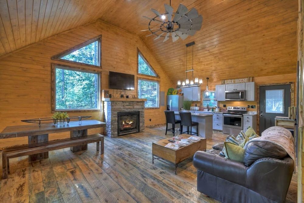 Willow Falls Modern Blue Ridge Cabin with Private Hot Tub 14