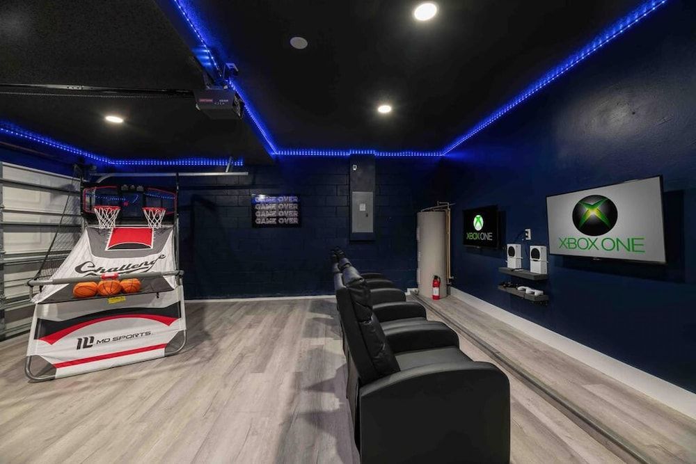 Super Glam- Designs Game Room Pool House 30