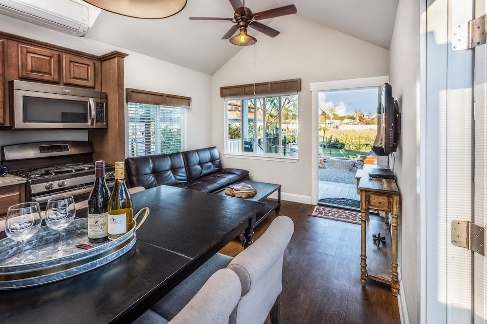 Flying Flags RV Resort & Campground Wine Cottage with firepit 3