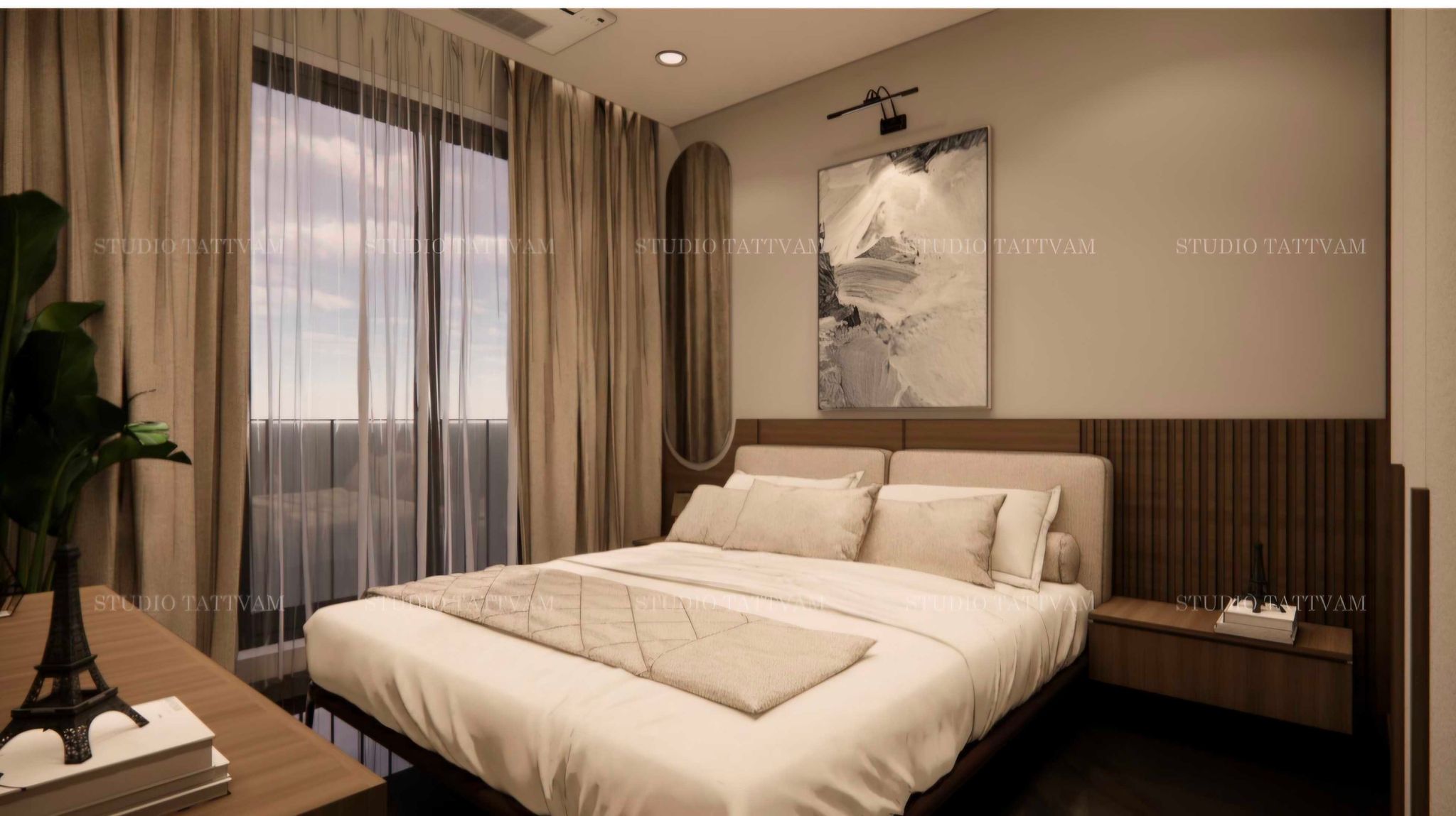 Palette Hotel and Residences by CheckIn, Baner Pune Deluxe Double Room with Balcony and Common Living Area 2