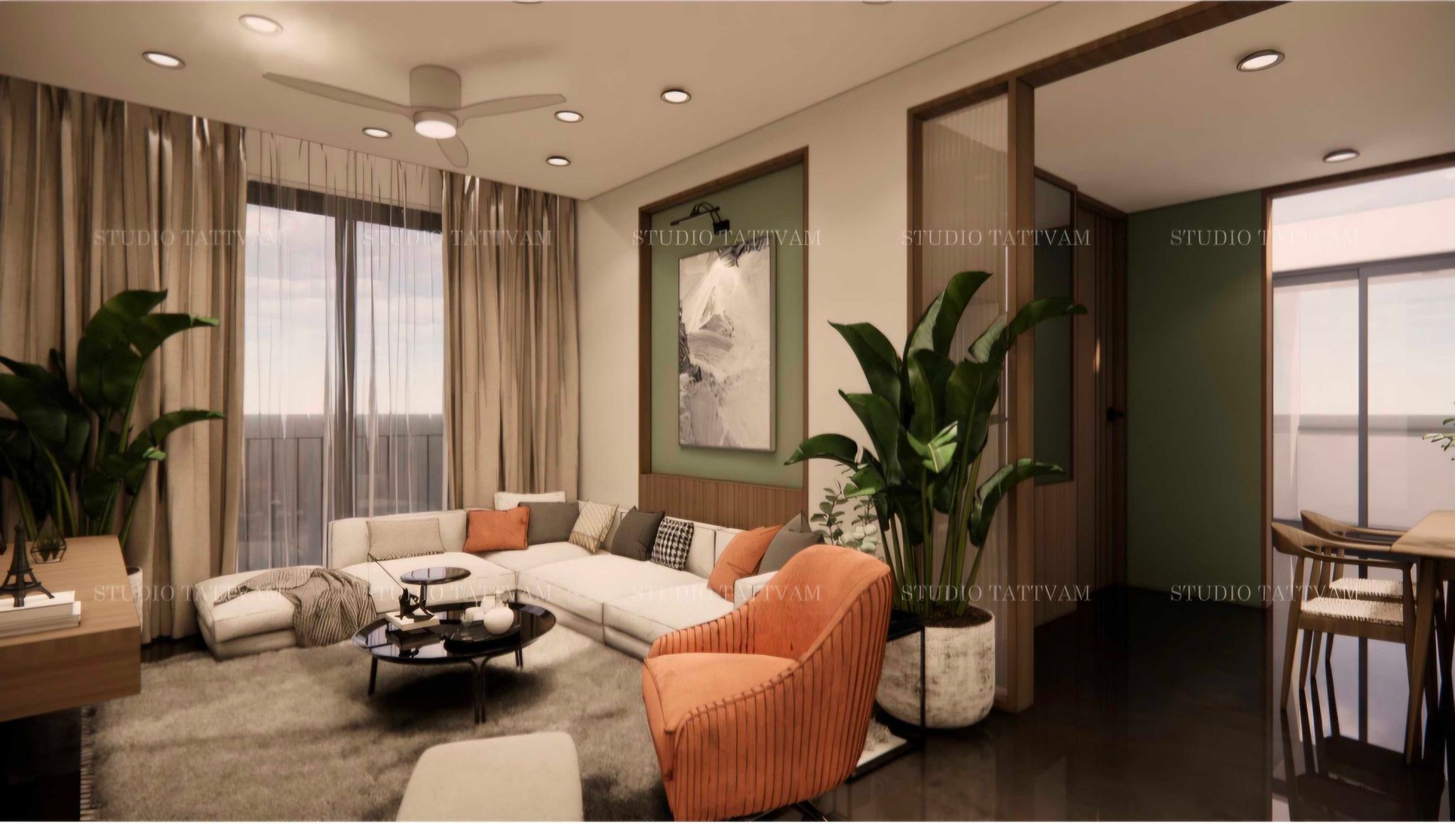 Palette Hotel and Residences by CheckIn, Baner Pune Deluxe Double Room with Balcony and Common Living Area 7