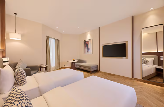 Skywings Sarovar Portico Mathura Standard Twin Room 2