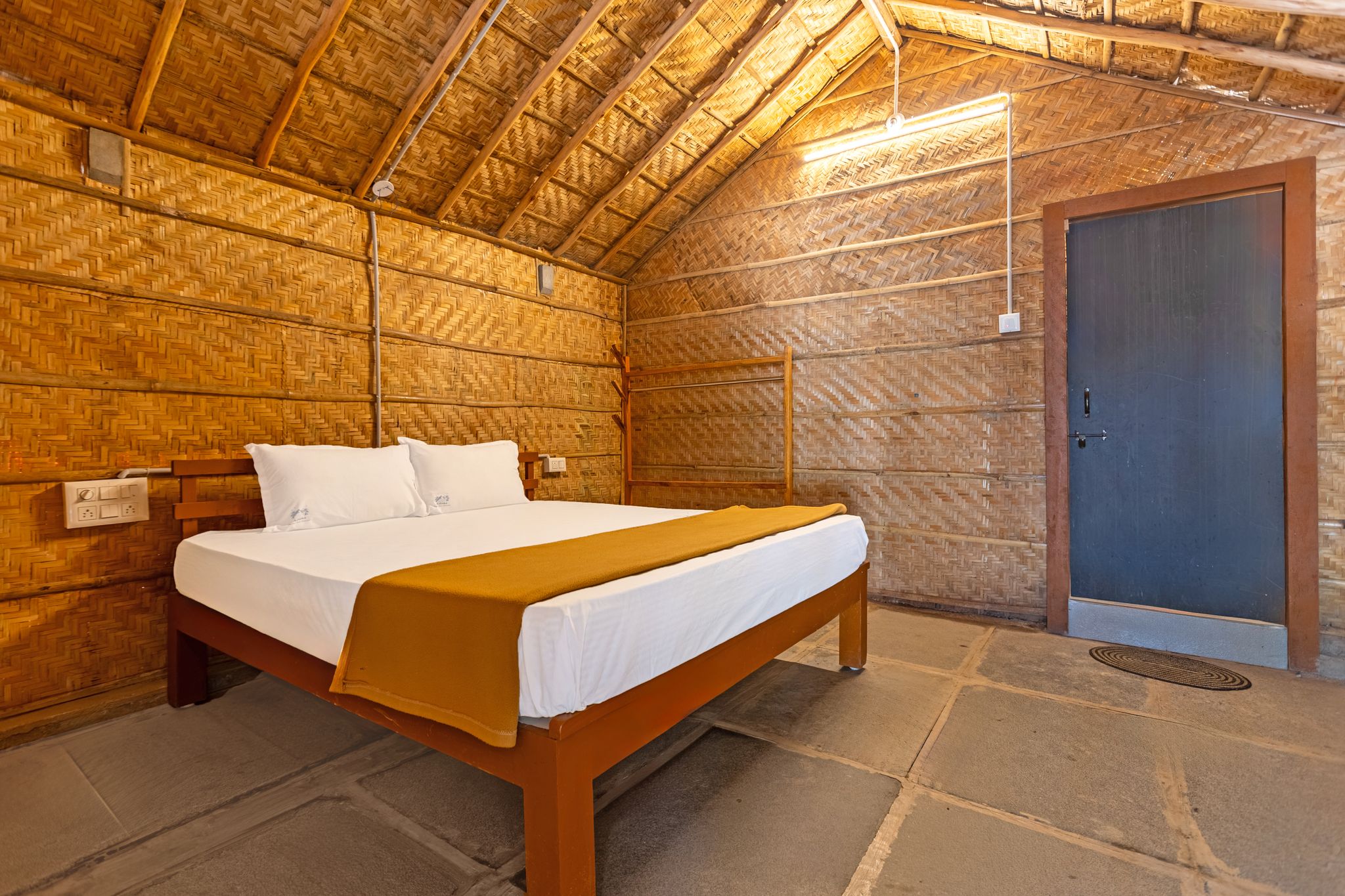 Nature Trails Ashoka Resorts Hampi Bamboo Cottage Room