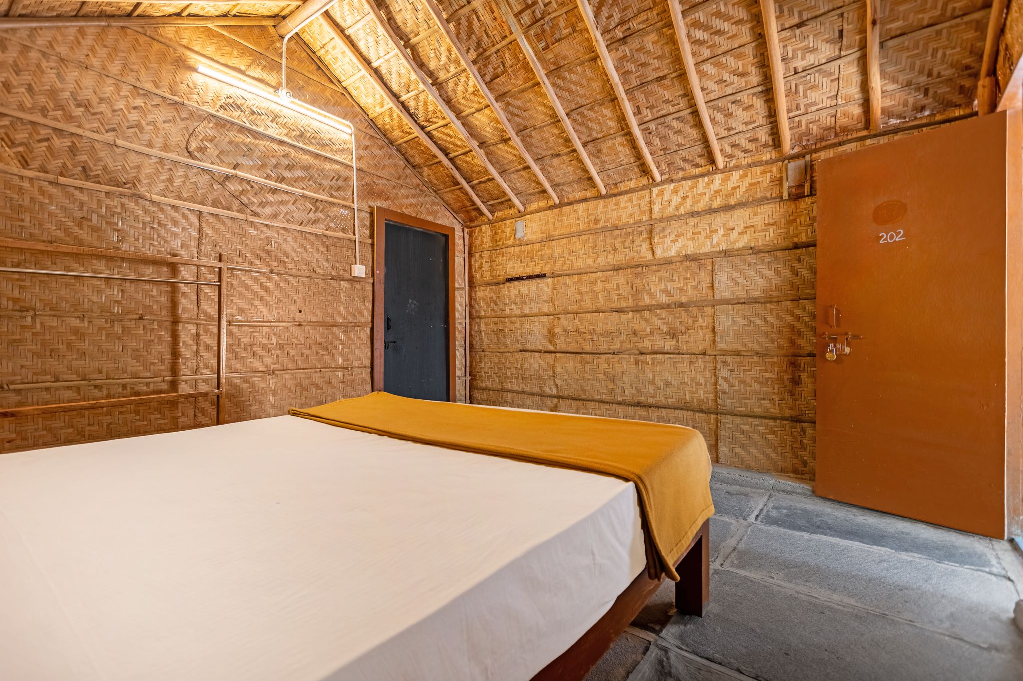 Nature Trails Ashoka Resorts Hampi Bamboo Cottage Room 5