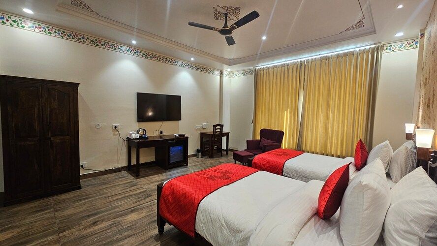 Rajwada Royal Double or Twin Bed Room