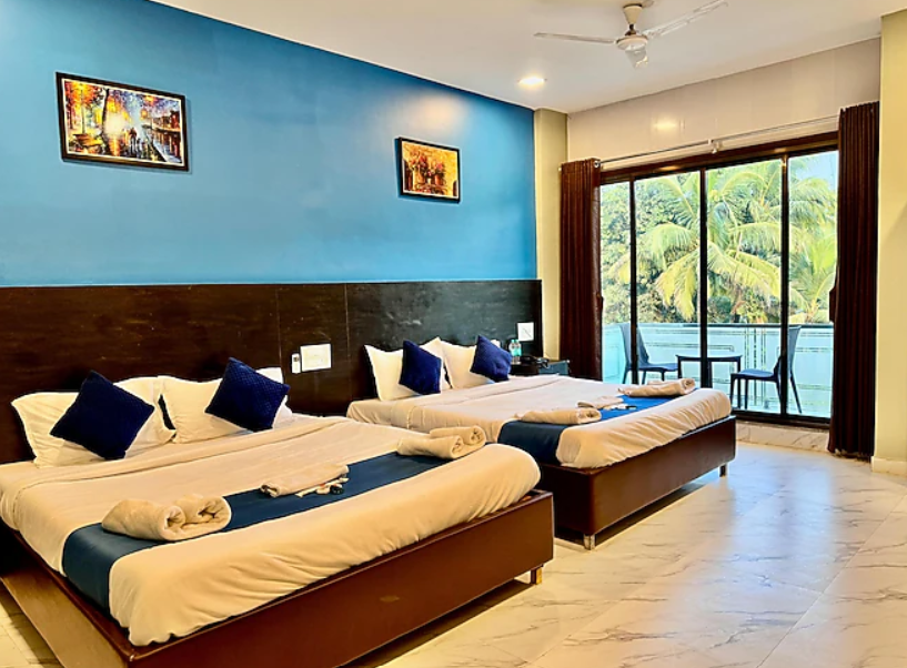 Garden View Family Room With Balcony (4 Person)