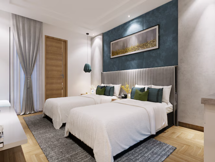 Executive Twin Suite (Centrally AC Hot and Cold)