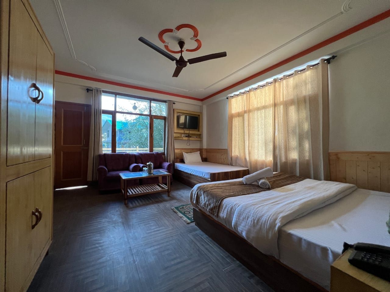 Super Deluxe Tripple Bed Room (With Private Balcony)