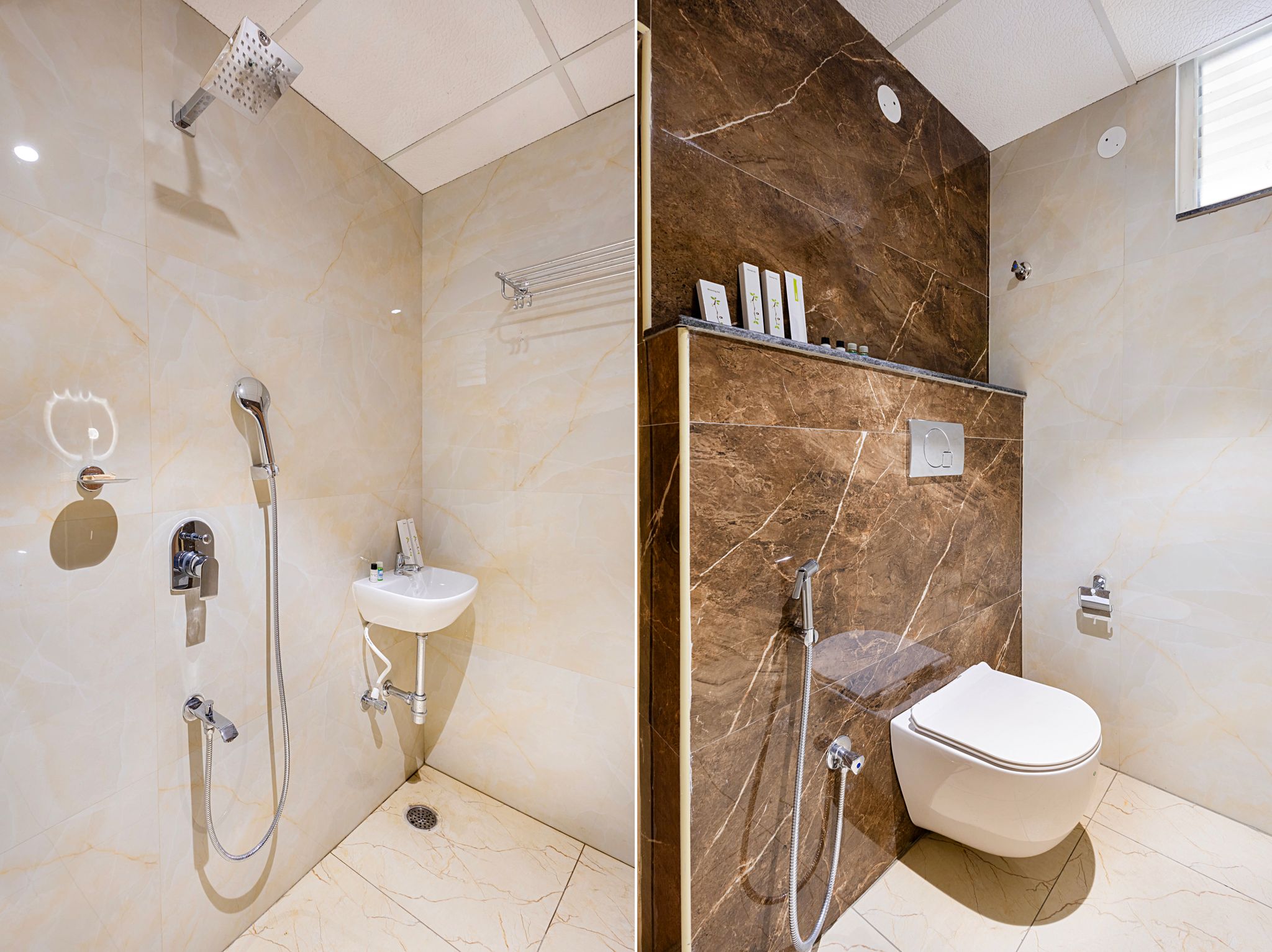 Elysium Premium Suites Madhapur Premier Balcony Suite with kitchenette and Living room 7