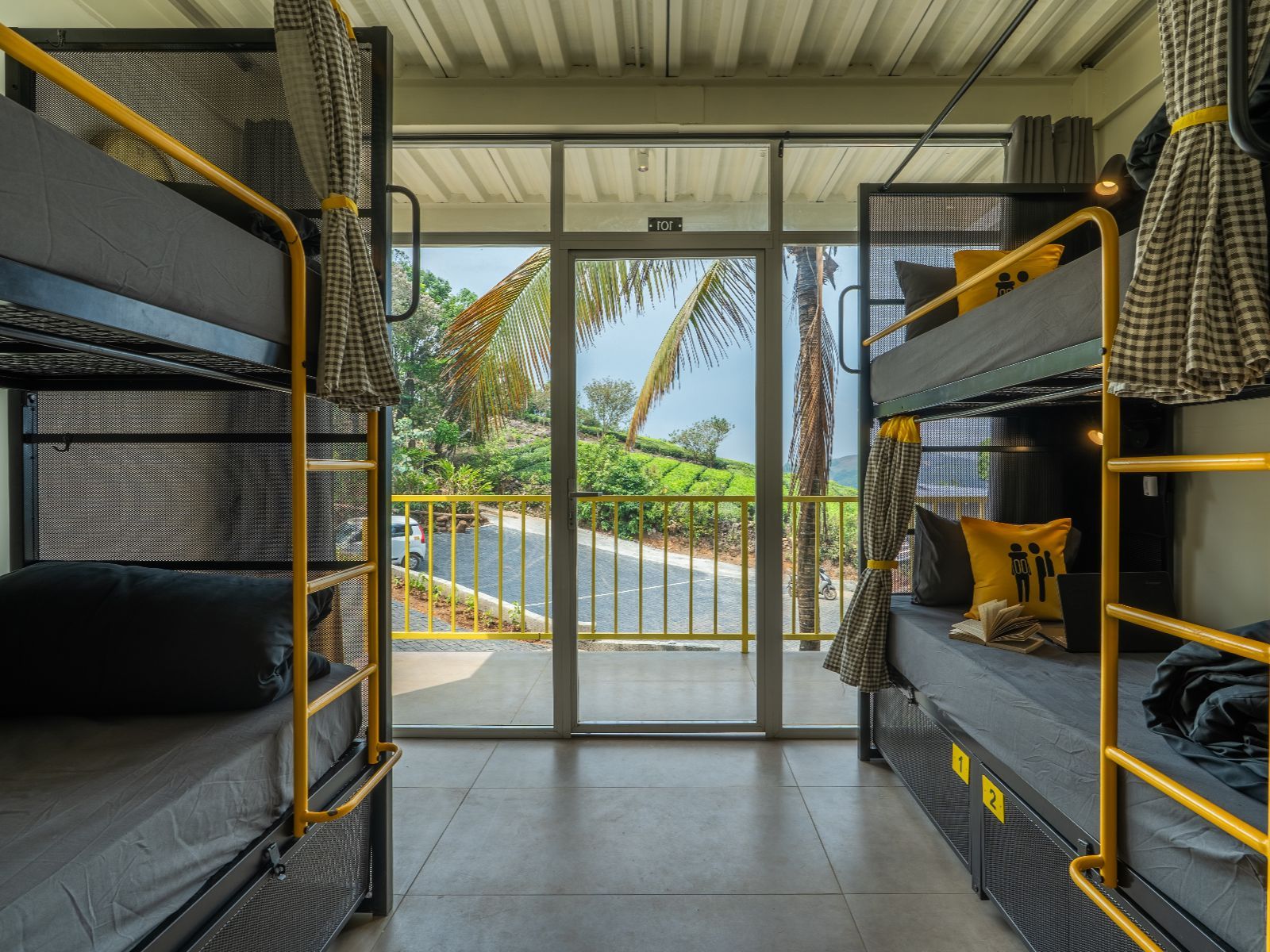 The Hosteller Bam Vagamon Bed in 4 Bed Female Dormitory with Garden View 6