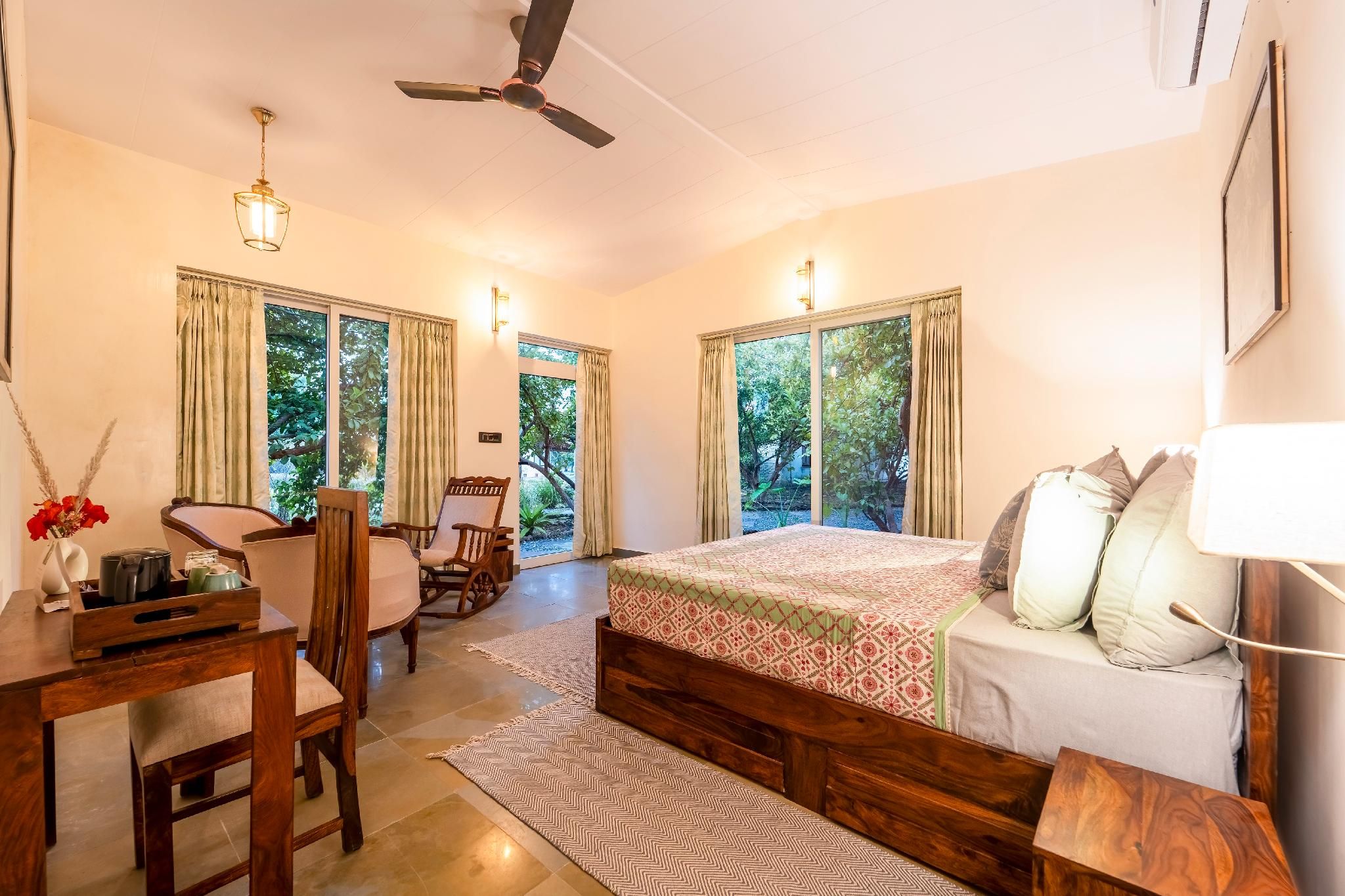 Rann Baagh Ranthambore Luxury Cottage with Private Sit-out