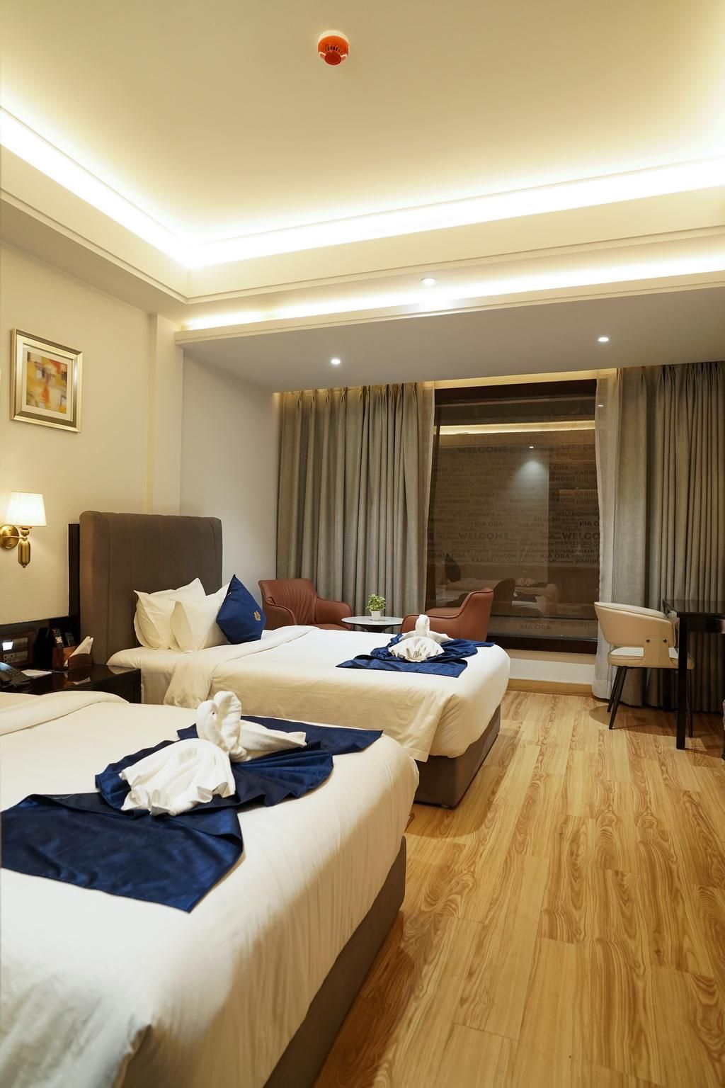 The Fortunaa Avenue Premium Twin Bedroom with Garden View