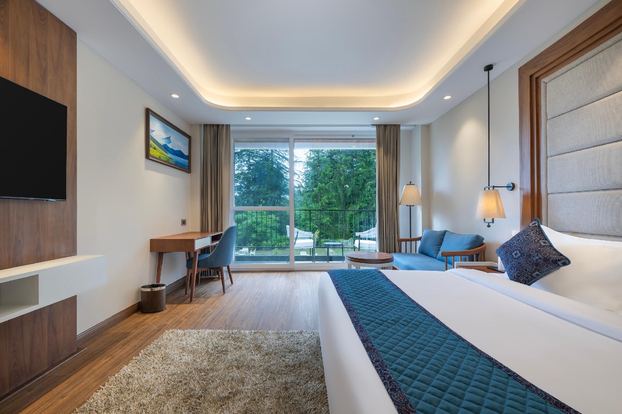 Snow Valley Heights – An Elegant Air-Conditioned Escape by Snow Valley Resorts Premium Room with Balcony 2