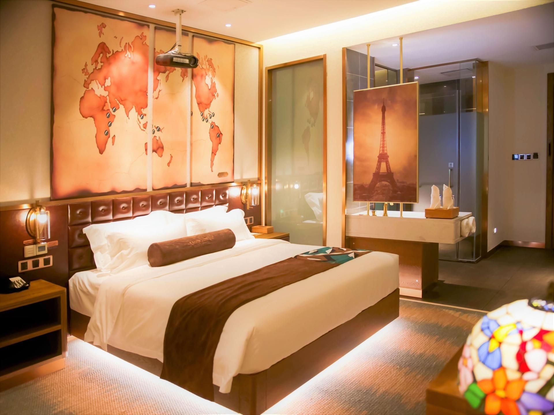 James Joyce Coffetel Shijiazhuang Wanda Plaza Tangu Metro Station James Joyce - Feifan Cinema Bed Room 2