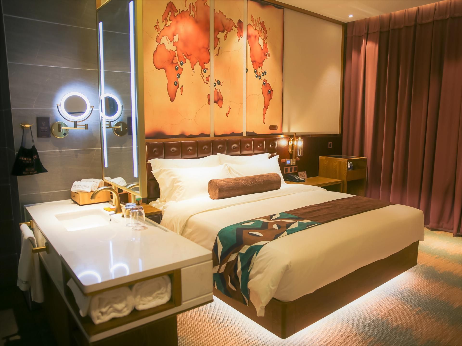 James Joyce Coffetel Shijiazhuang Wanda Plaza Tangu Metro Station James Joyce - Feifan Bed Room 2