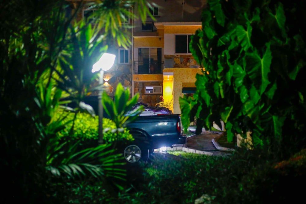 Front of property - evening/night