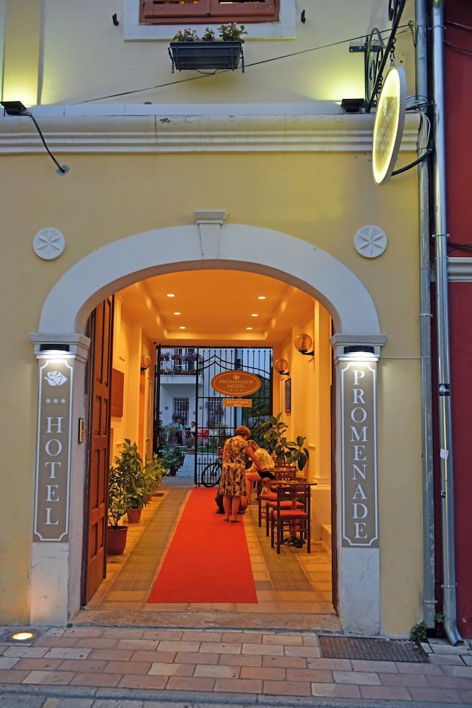 Front of property - evening/night