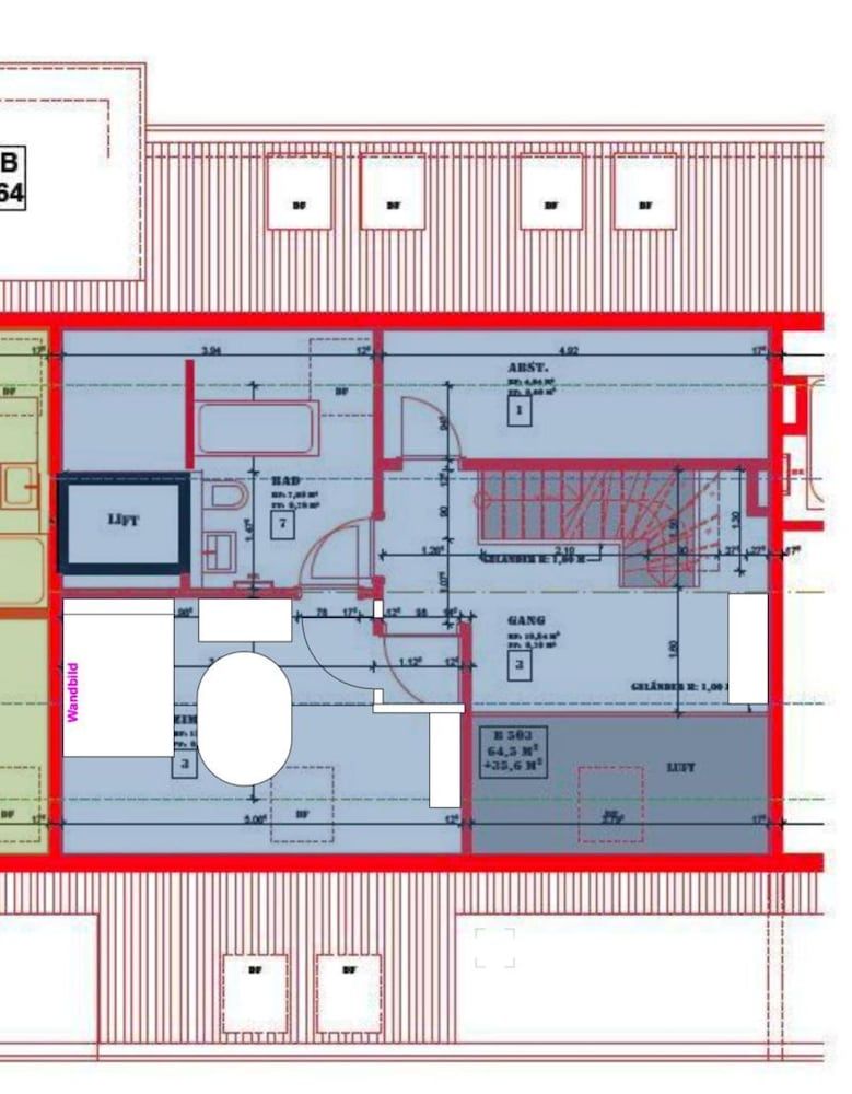 E-64 Duplex-3BDR apartment with Sky roof-Zurich West Comfort Duplex 13