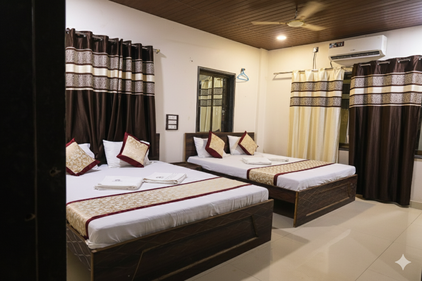 Sidhivinayak Resort Devbag Sangam Beach Standard - 1 Double Bed 3