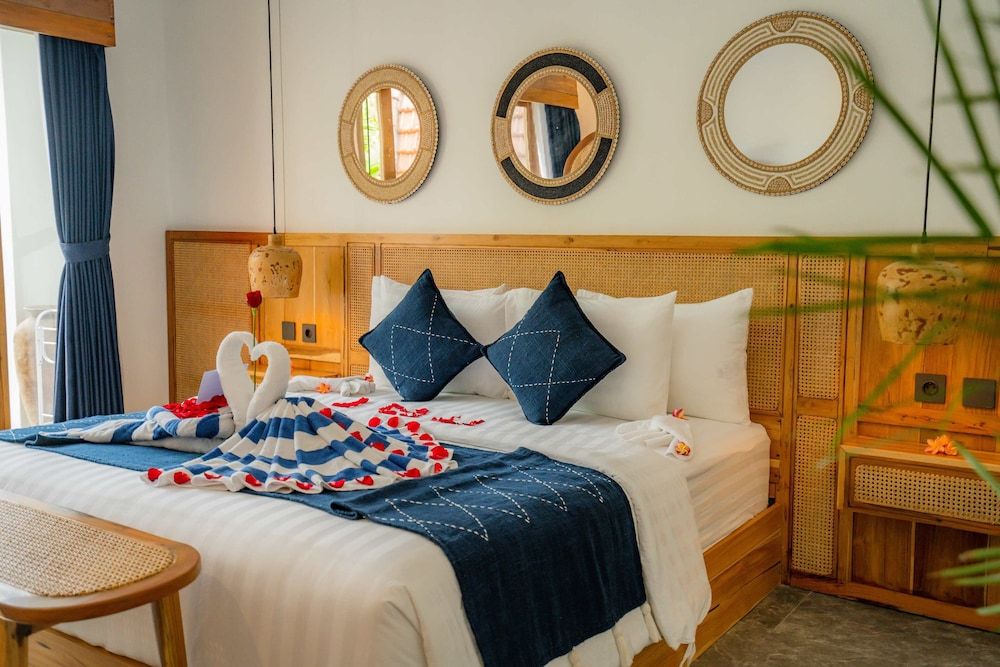 Penida Green Palm Cottage Superior Double Room, Pool View